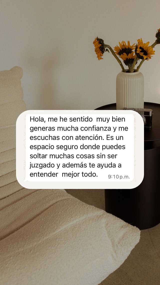 Testimonio de una consultante